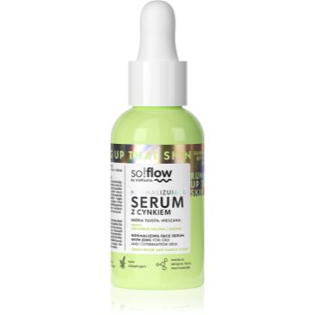 so!flow Normalizing Face Serum With Zinc ser facial cu zinc - imagine 2